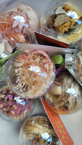 Dried Florals in Ornament