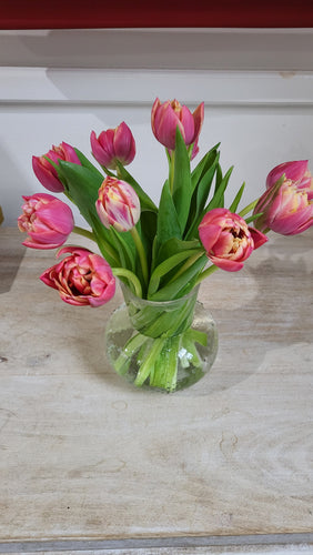 Kiss My Two Lips - Tulip Vase Arrangement