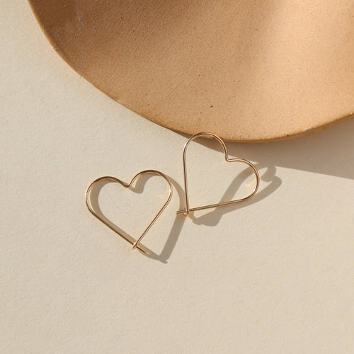 Minimalist Heart Hoops: Token