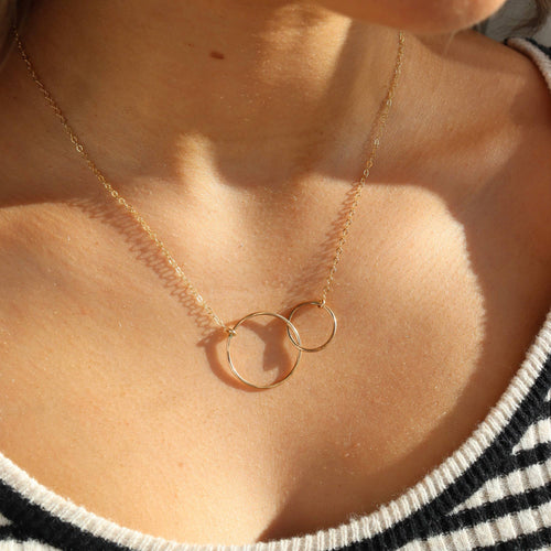 Unity Necklace in 14k Gold Fill or Sterling Silver : 18