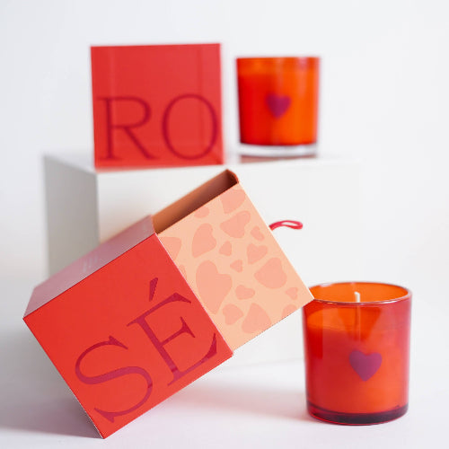 Rosè Boxed Candle