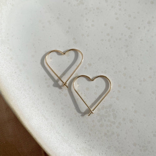 Minimalist Heart Hoops: Token