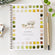 Garden watercolor workbook