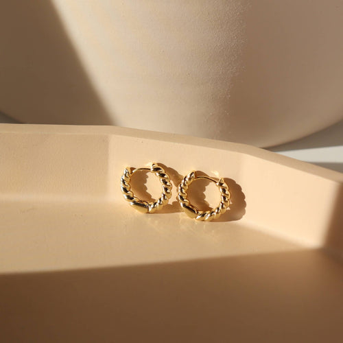 Croissant Hoop Earrings: Token