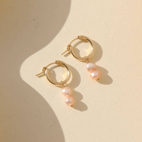 Pink Pearl Earrings: Token