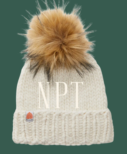 NPT Beanie xx SH*T THAT I KNIT | Cream