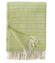 Point Brushed Recycled Wool/Lambswool Throw, Lime