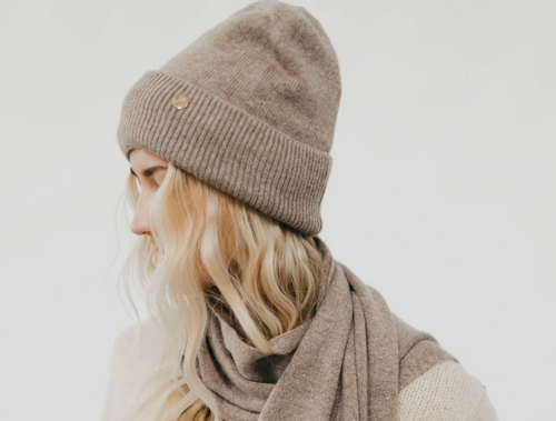 Cashmere Beanie - Mocha