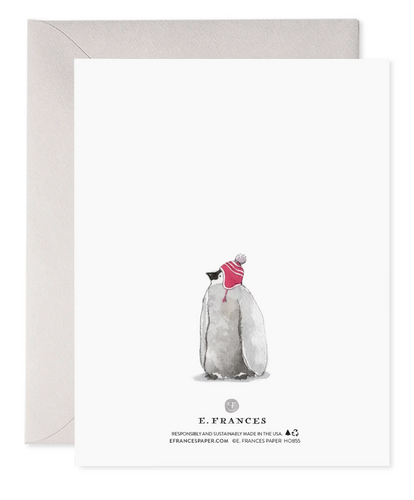 Fa La La Penguin Christmas Card