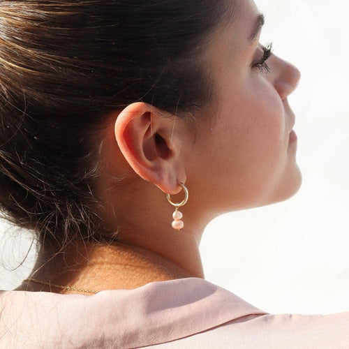 Pink Pearl Earrings: Token