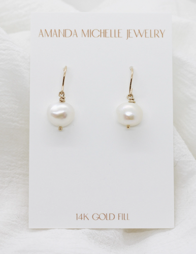 Baroque Pearl Earrings | Amanda Michelle